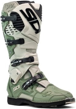 Sidi Crossfire 3 Motocross Bot Yeşil/Bej