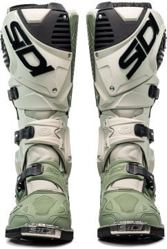 Sidi Crossfire 3 Motocross Bot Yeşil/Bej