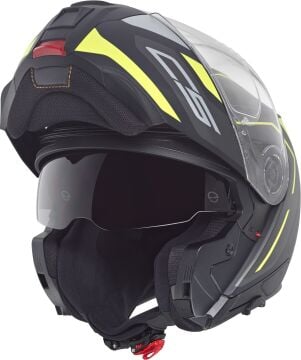 Schuberth C5 Omega Çene Açılır Kask Mat Siyah-Sarı