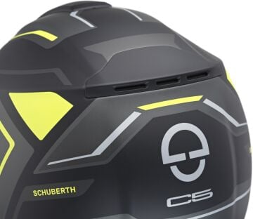 Schuberth C5 Omega Çene Açılır Kask Mat Siyah-Sarı