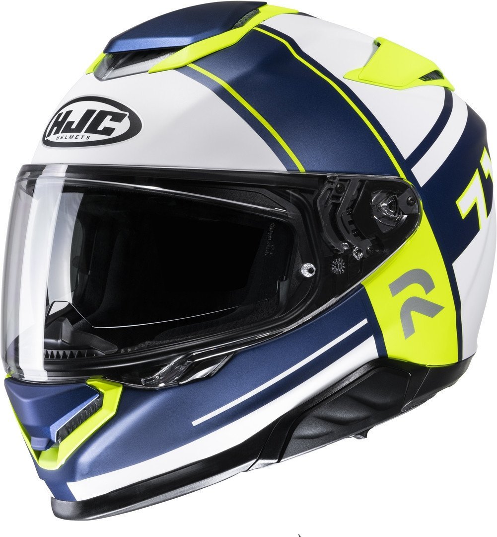 HJC RPHA 71 Zecha Kapalı Kask Mavi-Sarı