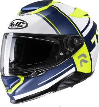 HJC RPHA 71 Zecha Kapalı Kask Mavi-Sarı