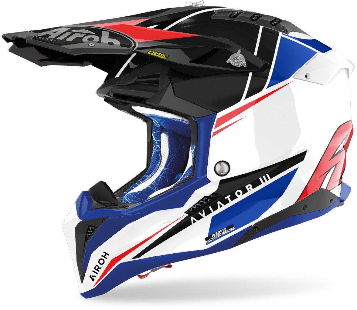 Airoh Aviator 3 Push Kask Beyaz