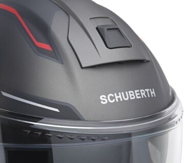 Schuberth C5 Omega Çene Açılır Kask Anthracite Matt/Black/Red