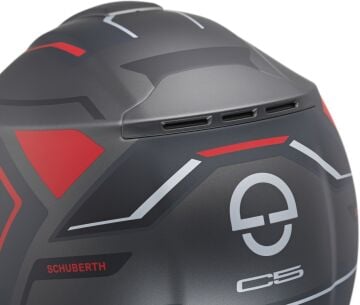 Schuberth C5 Omega Çene Açılır Kask Anthracite Matt/Black/Red