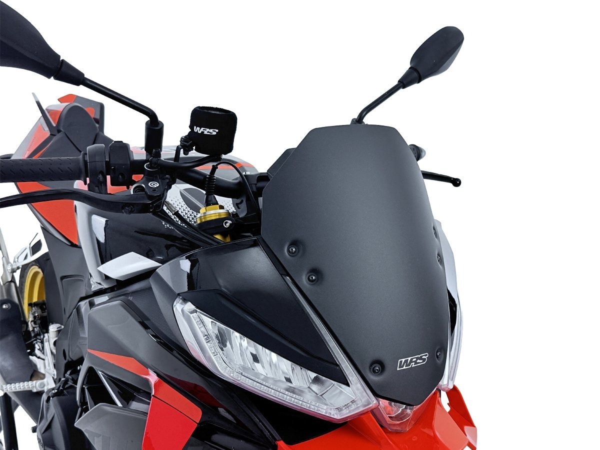 WRS Sport Ön Cam Siyah Matte Aprilia Tuono V4 2025-2026