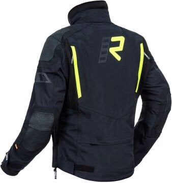 Rukka Shield-RD Waterproof Gore-Tex Tekstil Motosiklet Mont Siyah-Sarı