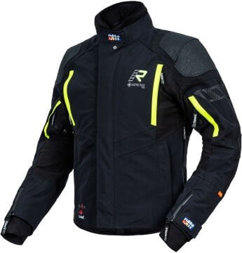 Rukka Shield-RD Waterproof Gore-Tex Tekstil Motosiklet Mont Siyah-Sarı