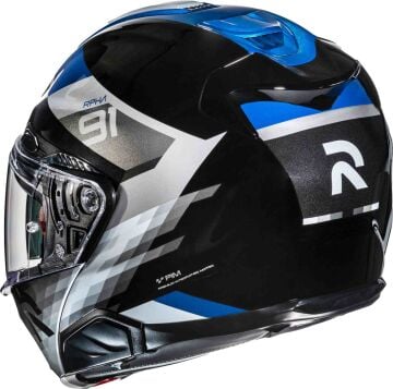 HJC RPHA 91 Madal Çene Açılır Kask Mavi/Siyah/Gri