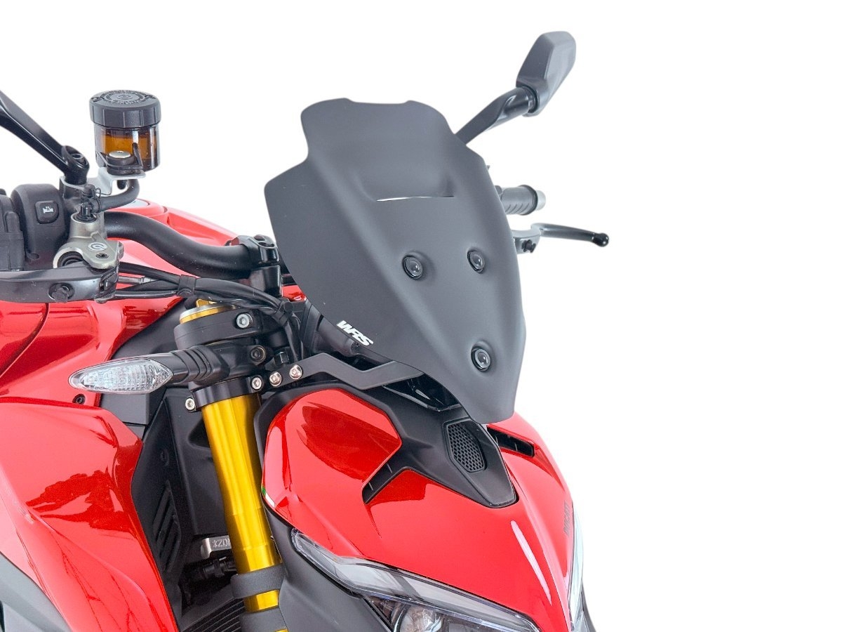WRS Sport Ön Cam Plus Siyah Matte Ducati Streetfighter V2 / S 2025-2026