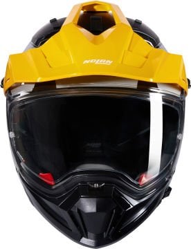 Nolan N70-2X Ruvido N-Com Çene Çıkabilir Kask Siyah/Gri/Sarı