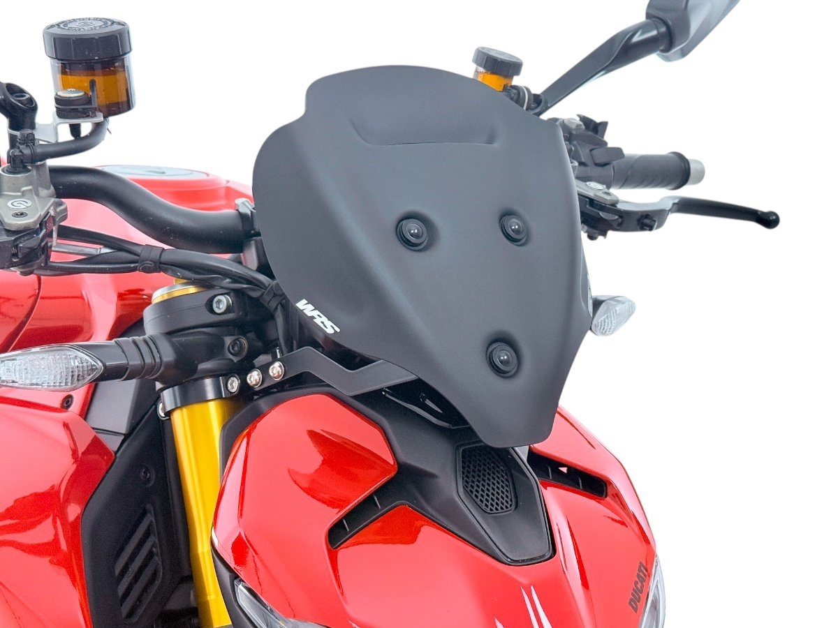 WRS Sport Ön Cam Siyah Matte Ducati Streetfighter V2 / S 2025-2026