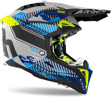 Airoh Aviator 3 Wave Carbon Kask Mavi