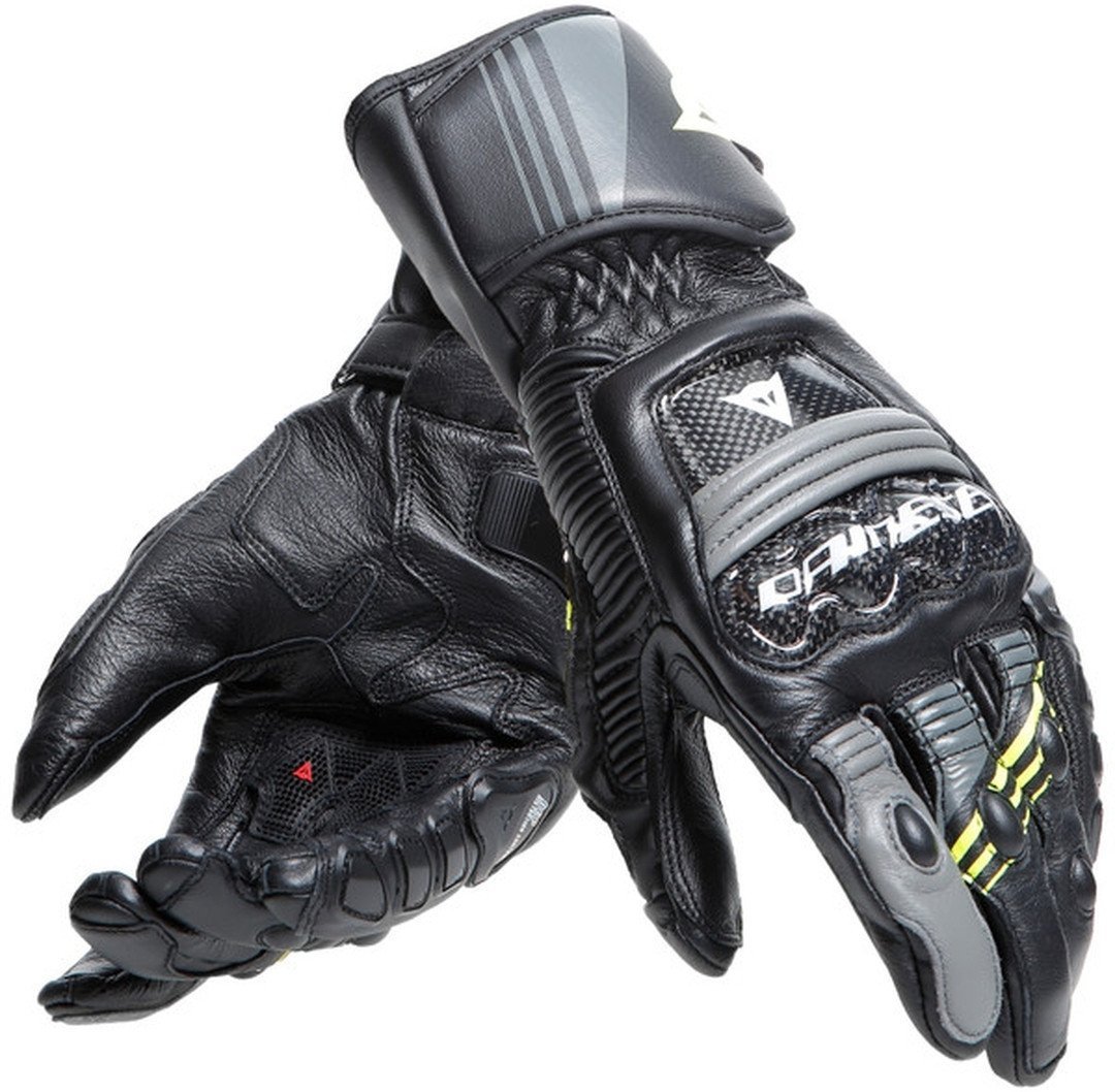 Dainese Druid 4 Motosiklet Eldiveni Siyah-Gri-Sarı