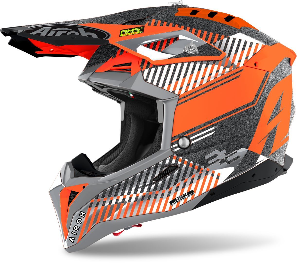 Airoh Aviator 3 Wave Carbon Kask Turuncu