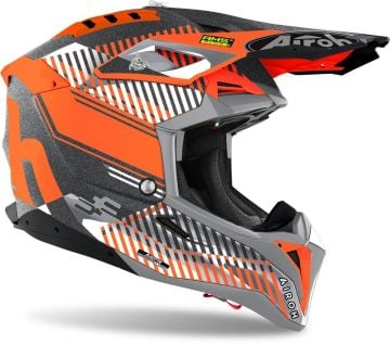 Airoh Aviator 3 Wave Carbon Kask Turuncu