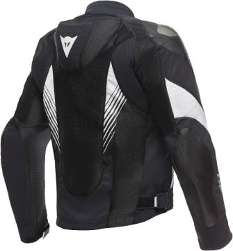 Dainese Super Rider 2 Absoluteshell Motosiklet Tekstil Ceket Siyah-Beyaz