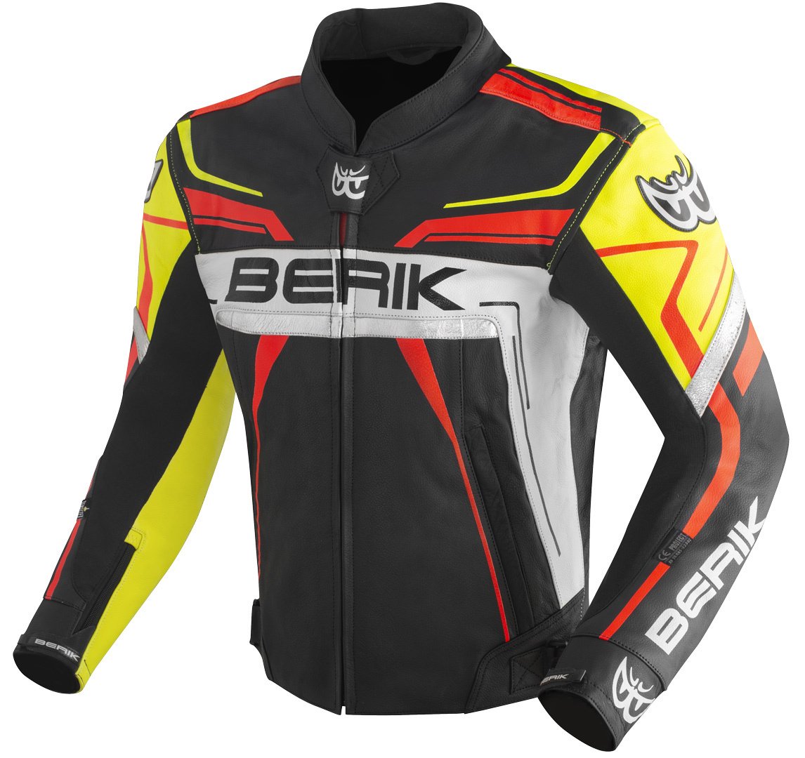 Berik Absolute Race Deri Mont Sarı/Neon Kırmızı/Siyah