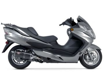 Suzuki Burgman 650 R77 Komple Sistem Çelik Egzoz 2007-13