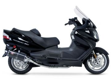 Suzuki Burgman 650 R77 Komple Sistem Karbon Tüp Egzoz 2007-13