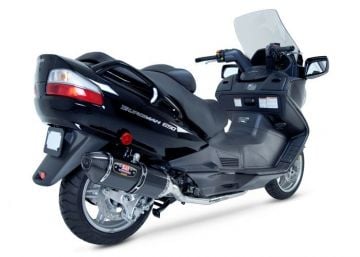 Suzuki Burgman 650 R77 Komple Sistem Karbon Tüp Egzoz 2007-13