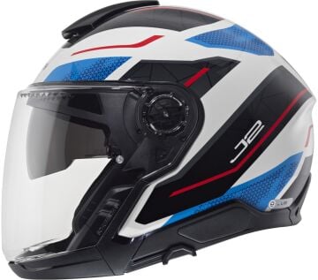 Schuberth J2 Sigma Jet Kask Beyaz/Mavi