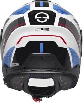 Schuberth J2 Sigma Jet Kask Beyaz/Mavi