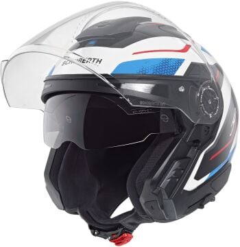 Schuberth J2 Sigma Jet Kask Beyaz/Mavi