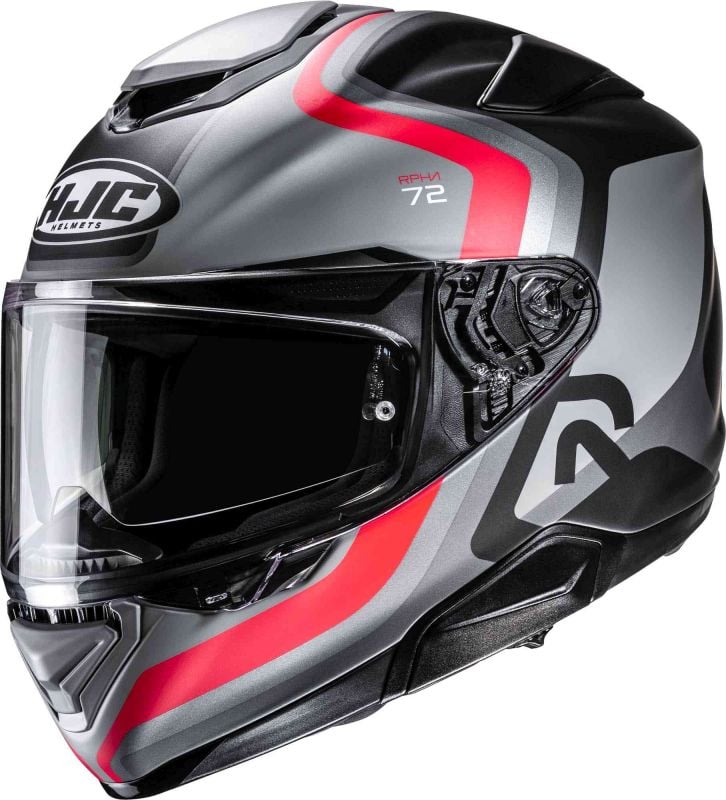 HJC RPHA 72 Ernem Kapalı Kask Siyah/Gri/Kırmızı