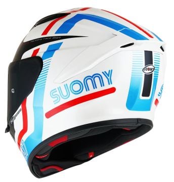 Suomy Track-1 Ninety Seven Kask Beyaz/Kırmızı