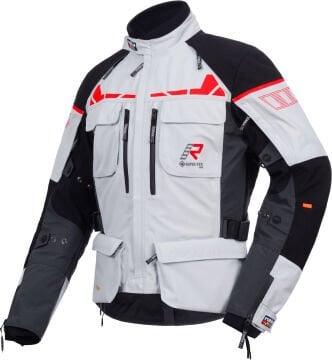 Rukka Ecuado-R Gore-Tex Motosiklet Tekstil Mont Gri-Kırmızı