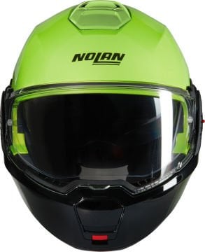 Nolan N120-1 Mivedi N-Com Çenesi Arkaya Açılır Kask Neon Sarı