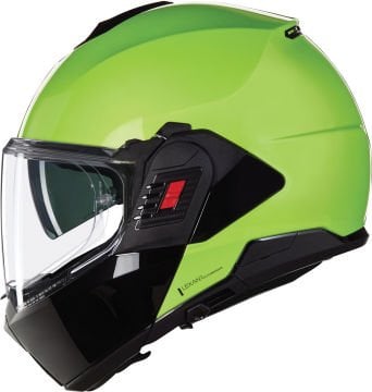 Nolan N120-1 Mivedi N-Com Çene Arkaya Açılır Kask Neon Sarı