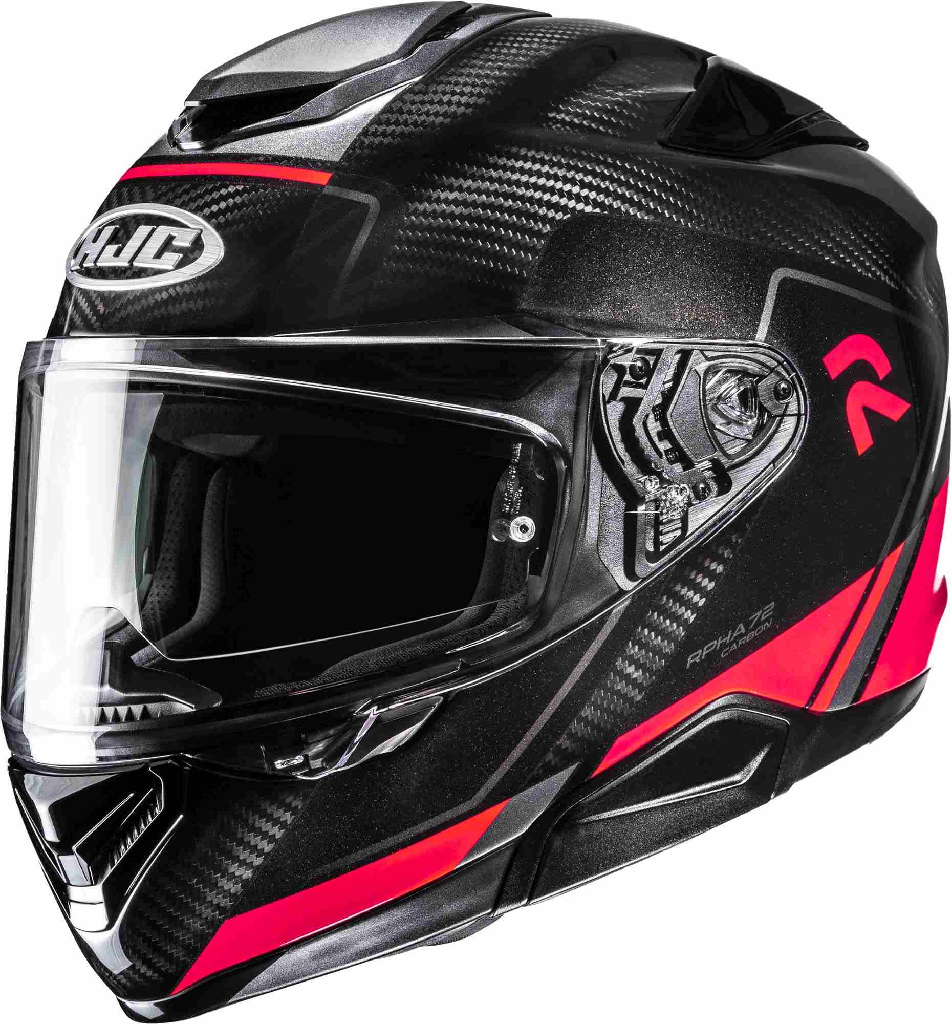 HJC RPHA72 Fynex Karbon Kapalı Kask Siyah-Kırmızı