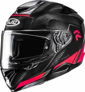 HJC RPHA 72 Fynex Karbon Kapalı Kask Siyah-Kırmızı