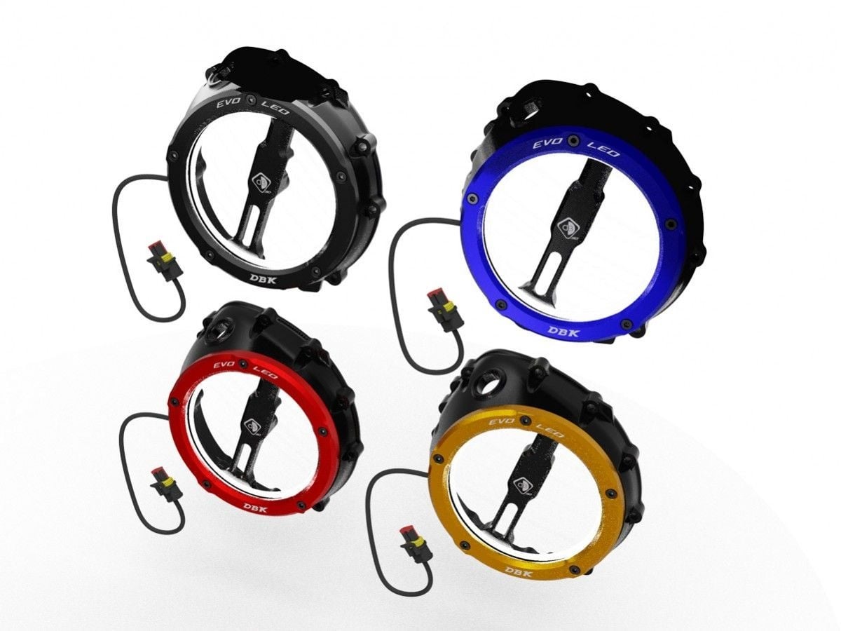 DBK BMW M 1000 R / RR S1000RR 2021-2025 EVO LED Şeffaf Debriyaj Kapağı