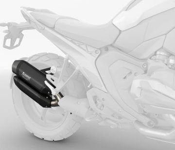 BMW R1300GS 2023-2025 Akrapovic Egzoz Siyah Titanyum