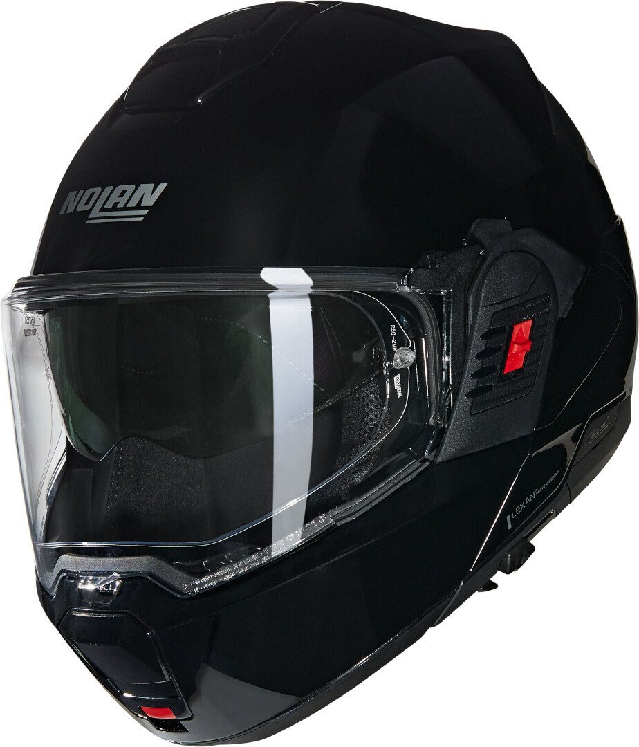 Nolan N120-1 Classico N-Com Çenesi Arkaya Açılır Kask Siyah