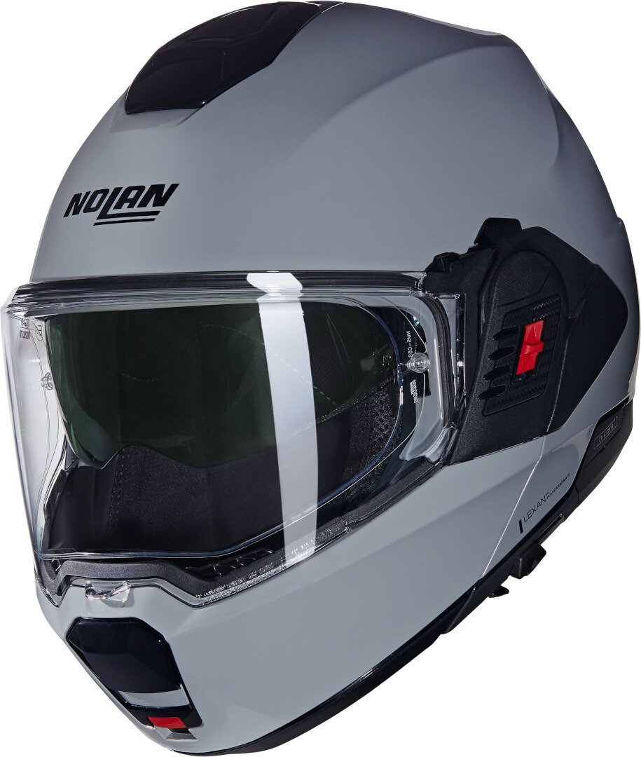 Nolan N120-1 Classico N-Com Çene Arkaya Açılır Kask Gri