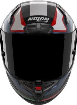 Nolan X-804 RS Ultra Karbon Piega Kask Mavi-Kırmızı