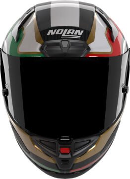 Nolan X-804 RS Ultra Karbon Piega Kask Altın-Kırmızı