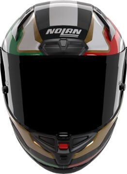 Nolan X-804 RS Ultra Karbon Piega Kask Altın-Kırmızı