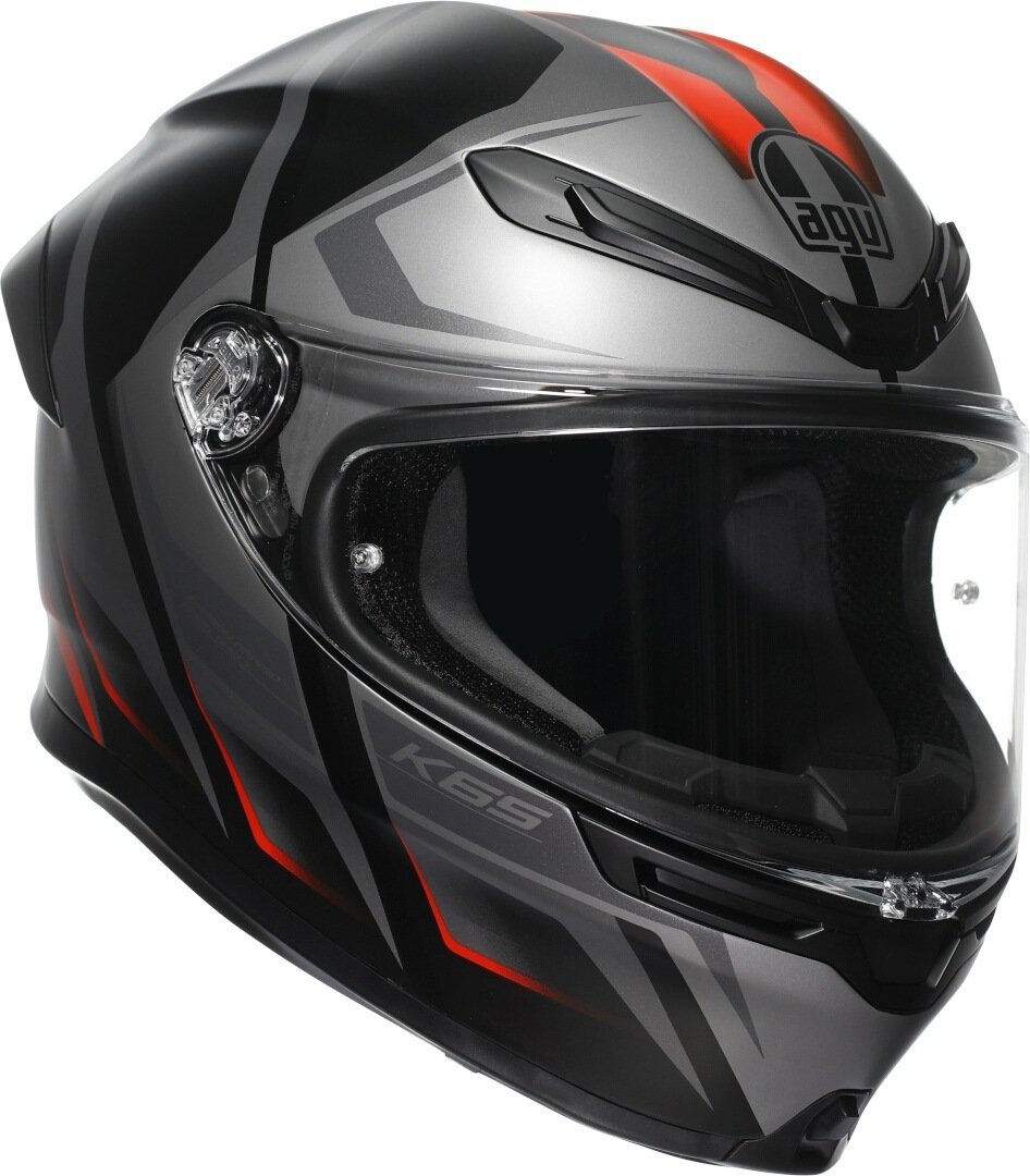 AGV K6 S Karve Kask Mat Gri-Siyah