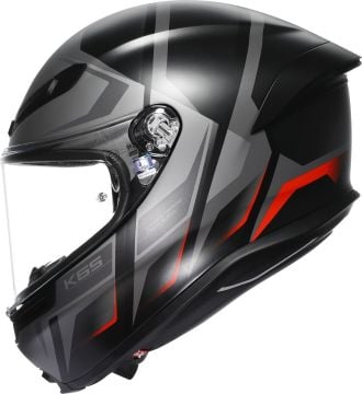 AGV K6 S Karve Kask Mat Gri-Siyah