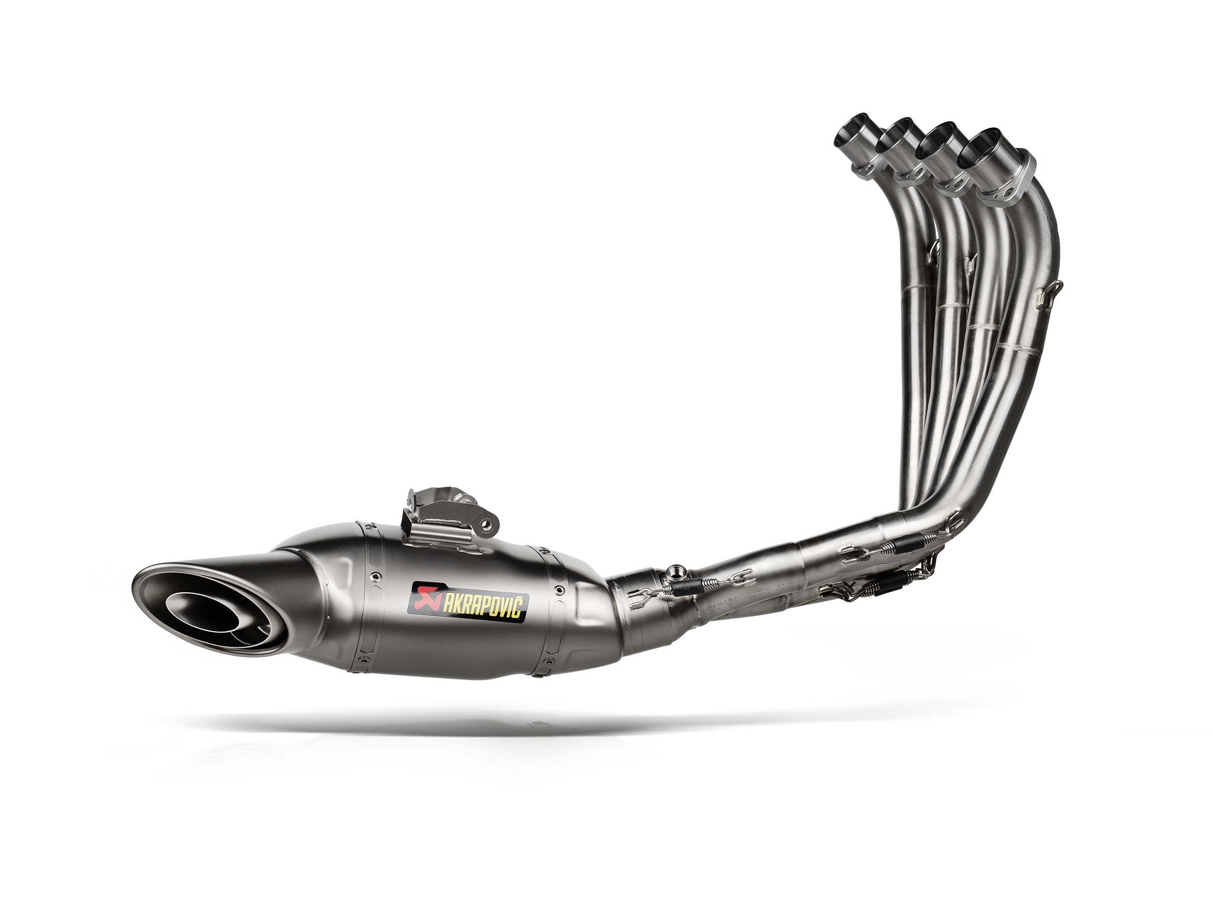 Honda CB650R/CBR650R E-Clutch 2024-2025 Akrapovic Egzoz Full Sistem Titanyum