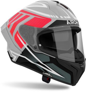 Airoh Matryx Rider Kask Mat Siyah/Gri