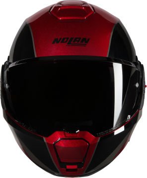Nolan N120-1 Verniciatura Speciale N-Com Çenesi Arkaya Açılır Kask Kırmızı/Siyah
