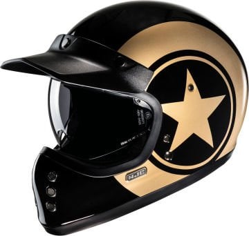 HJC V60 Nyx Kapalı Kask Siyah-Altın
