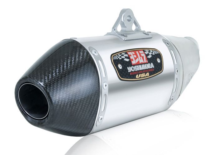 Kawasaki Zx6r 636r 2013 RS-4 Paslanmaz Çelik/Karbon Slip-On Yoshimura Egzoz