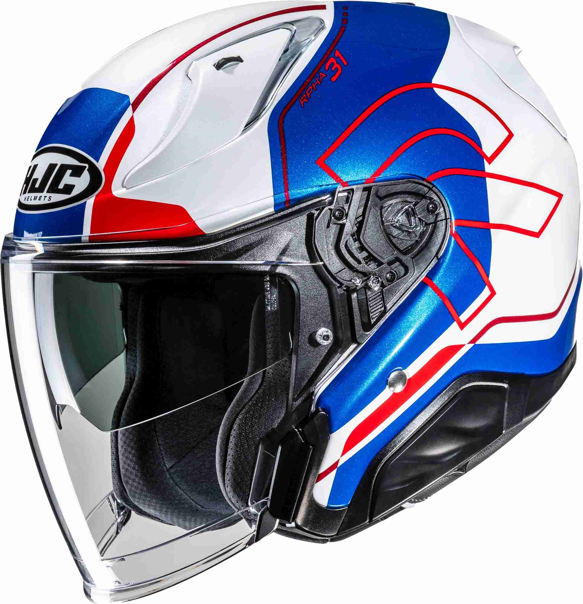 HJC RPHA 31 Dreen Açık Kask Beyaz-Mavi-Kırmızı